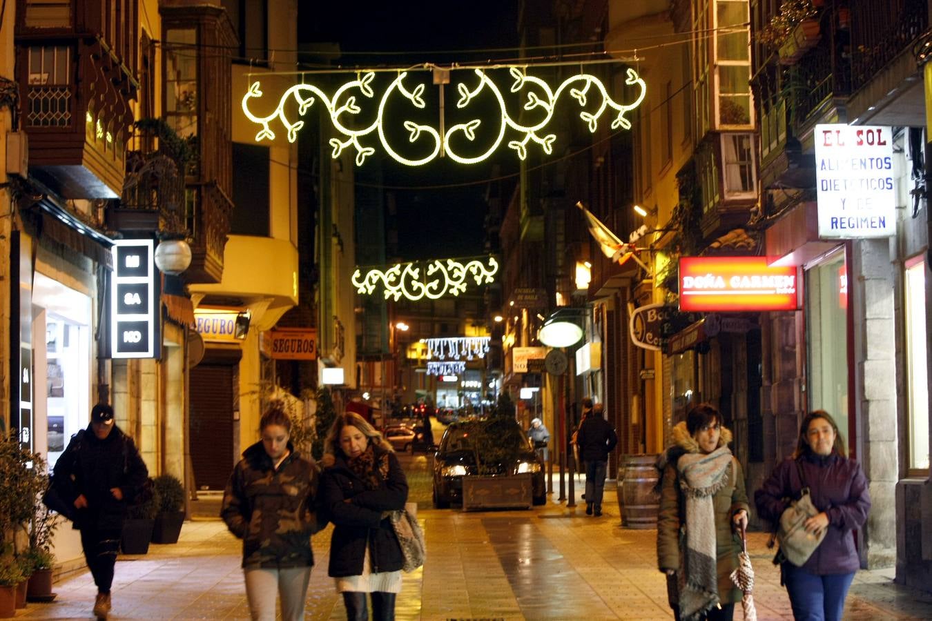 Encendido de luces navideñas en Torrelavega