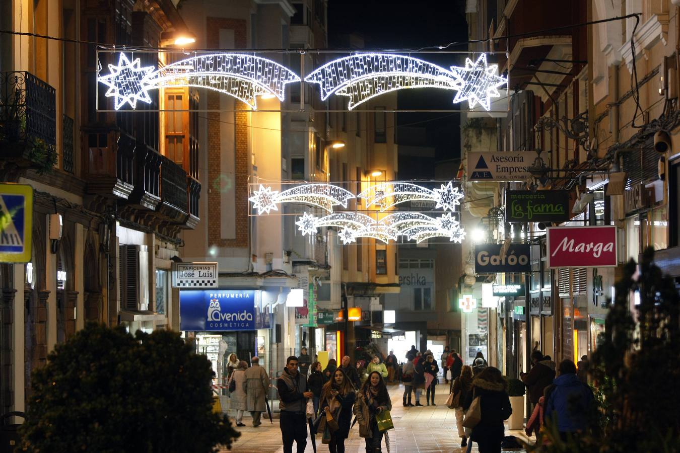 Encendido de luces navideñas en Torrelavega