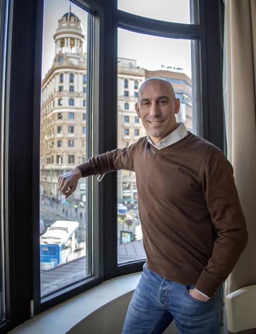 Luis Rubiales, candidato a la presidencia de la FEF. 