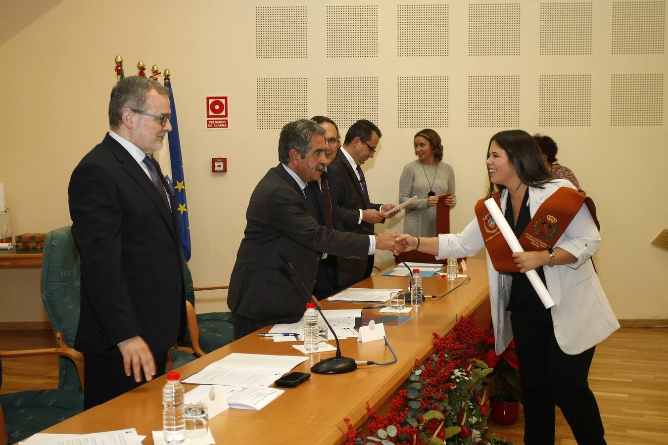 La Escuela de Minas de Torrelavega honra a Santa Bárbara, su patrona