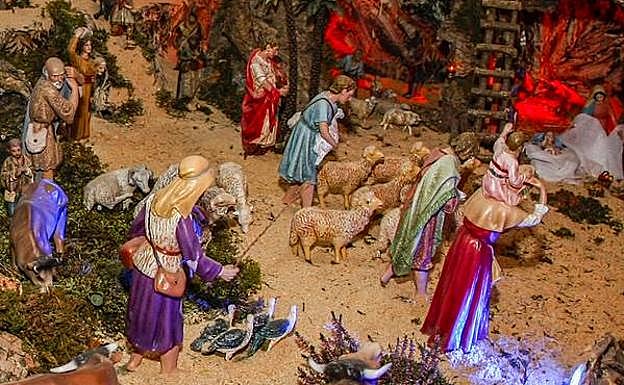 Belén popular, en Torrelavega. 