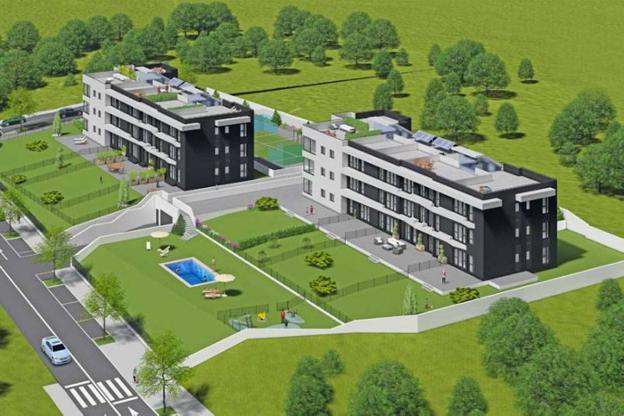 Recreación del proyecto inmobiliario que impulsa la constructora Senor en Santander. :: dm