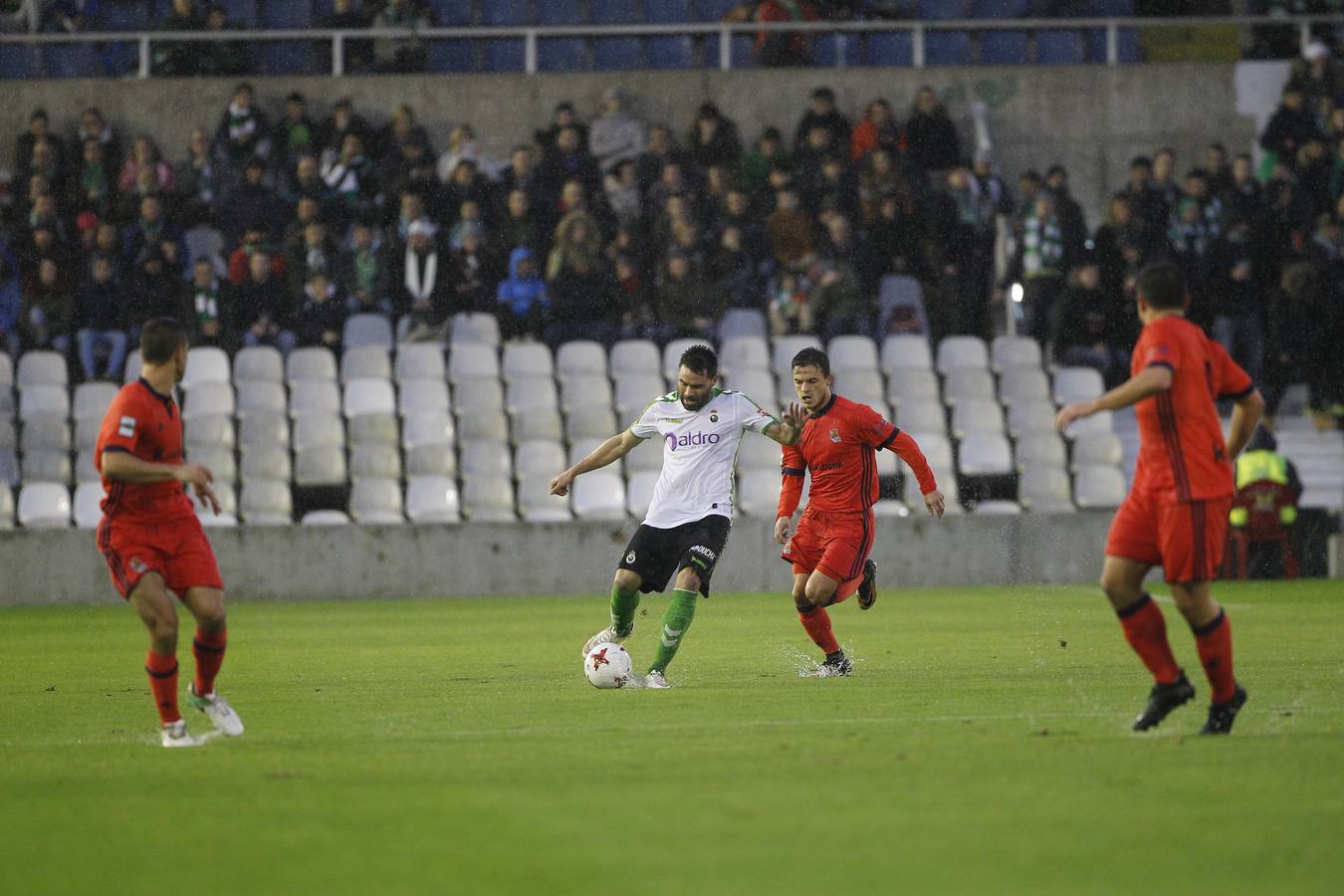 Partido entre el racing y la Real Sociedad