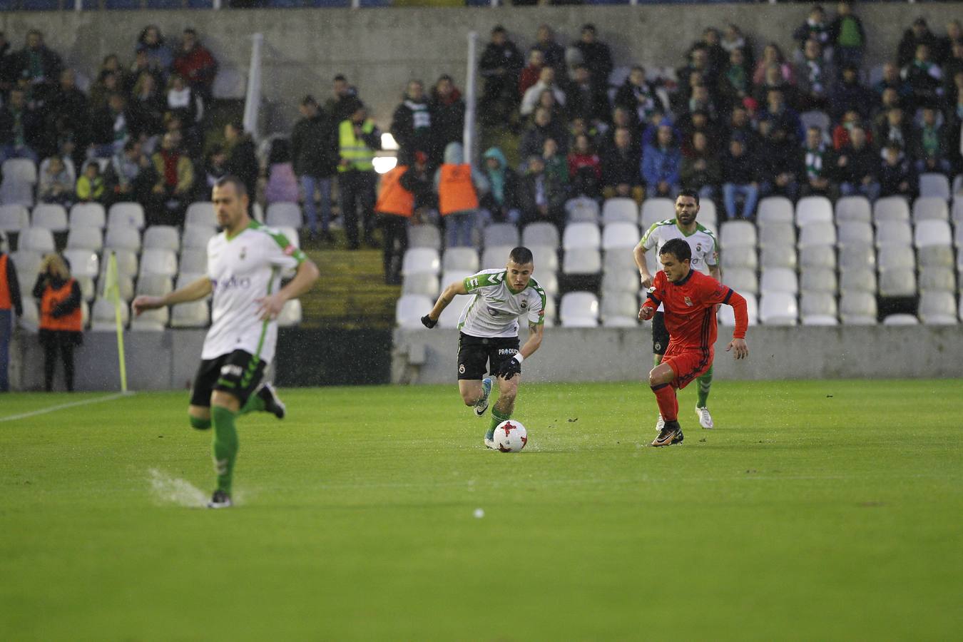 Partido entre el racing y la Real Sociedad