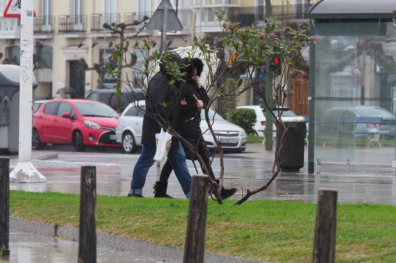 &#039;Ana&#039; trae lluvia, viento y nieve a Cantabria