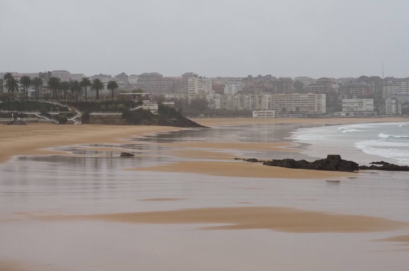 &#039;Ana&#039; trae lluvia, viento y nieve a Cantabria