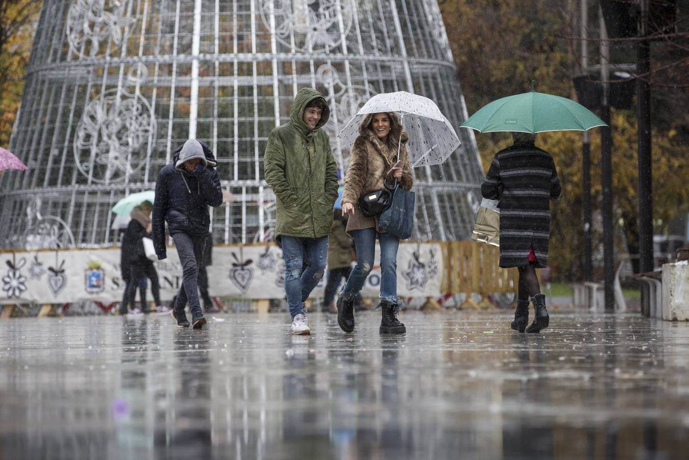 Imagen. Santander, record de precipitaciones del día