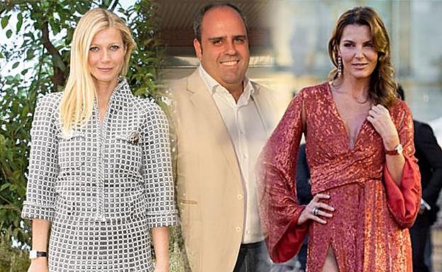 Gwyneth Paltrow, Julio Ruz y Mar Flores.