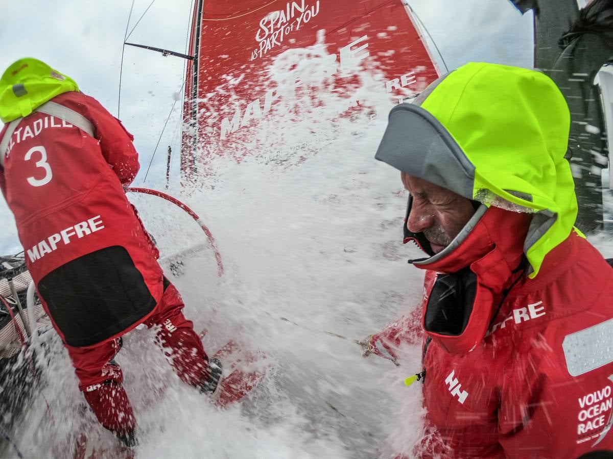 A bordo del &#039;Mapfre&#039;