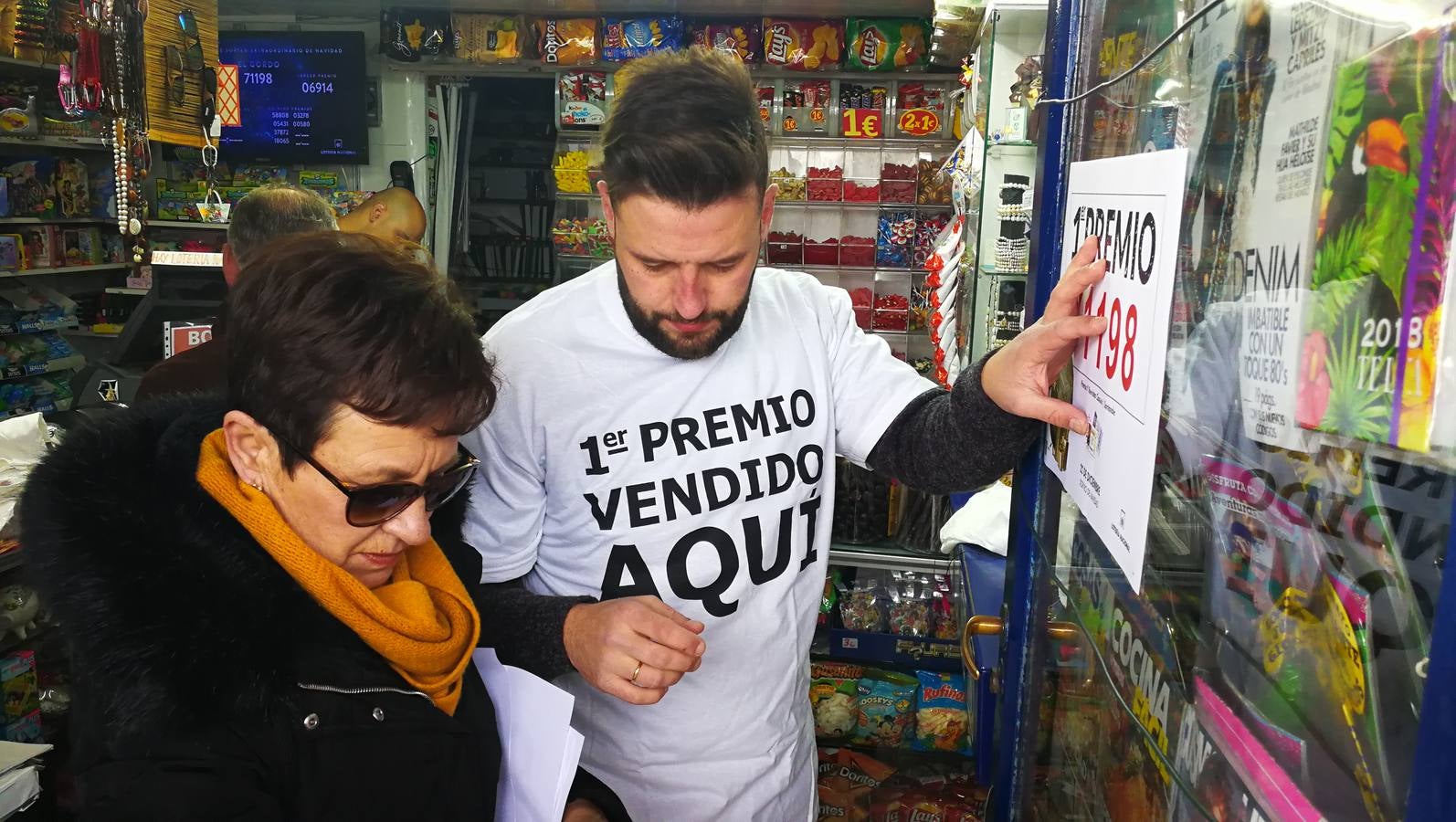 Alegría en Santander con el Gordo y el segundo premio de la Lotería de Navidad