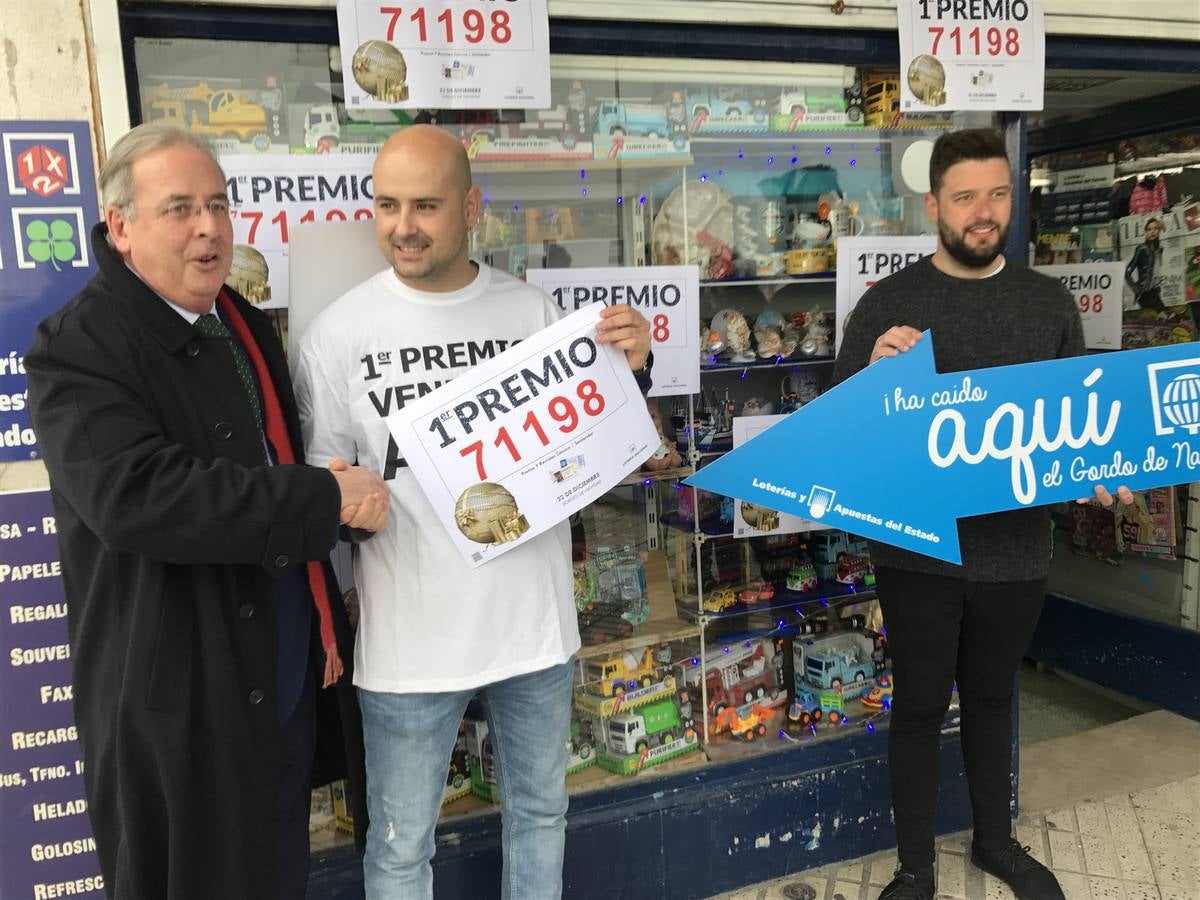 Alegría en Santander con el Gordo y el segundo premio de la Lotería de Navidad