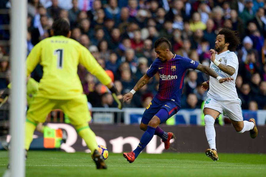 El conjunto azulgrana dejó prácticamente sentenciada la Liga en el Bernabéu tras su victoria por 0-3. 