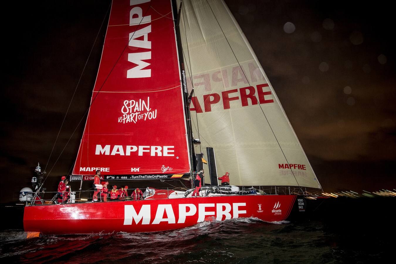 Llegada del &#039;Mapfre&#039; a Melbourne