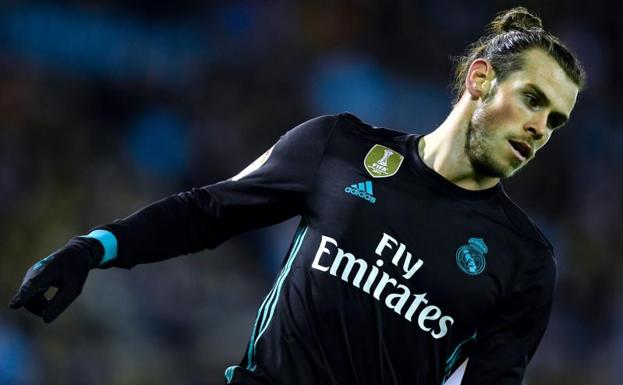 Bale, durante el partido ante el Celta. 