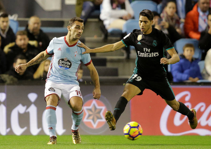 El Real Madrid empató ante el Celta en Balaídos, 2-2, en la jornada 18 de Liga. El cuadro vigués se adelantó con Wass y Bale remontó para los blancos. Sin embargo, Maxi Gómez marcó la igualada en los instantes finales.