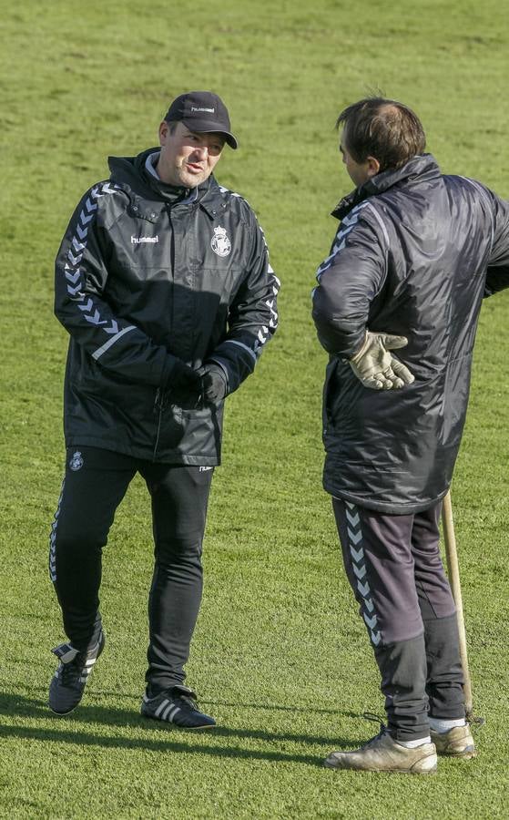 El Racing prepara el importante partido ante el Gernika