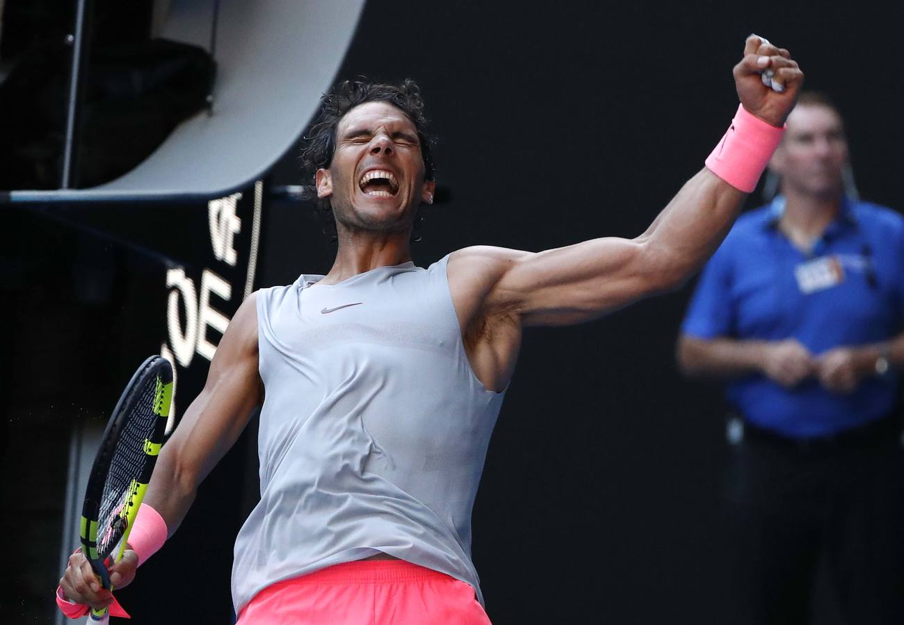 Rafa NAdal sigue con paso firme en el Abierto de Australia. En segunda ronda ha derrotado al argentino Leonardo Mayer (6-3, 6-4 y 7-6).