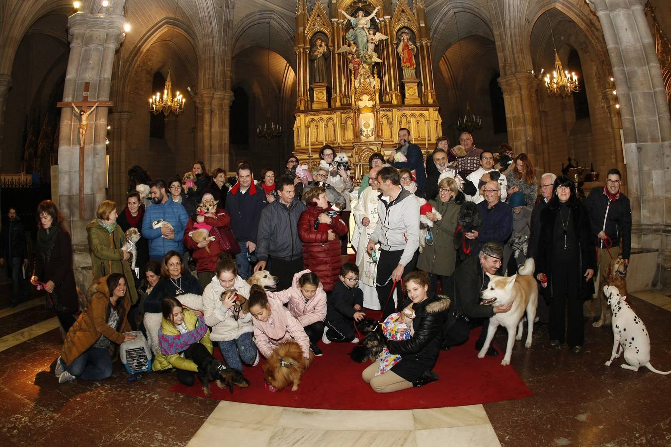 La bendición para las mascotas de Torrelavega el día de San Antón