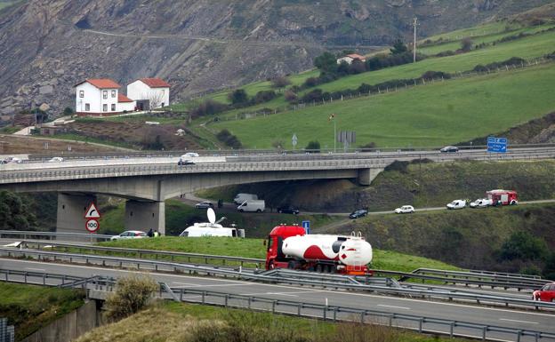 Autovía A-8 a su paso por Ontón (Castro Urdiales), por donde se incorporó en dirección contraria un conductor.