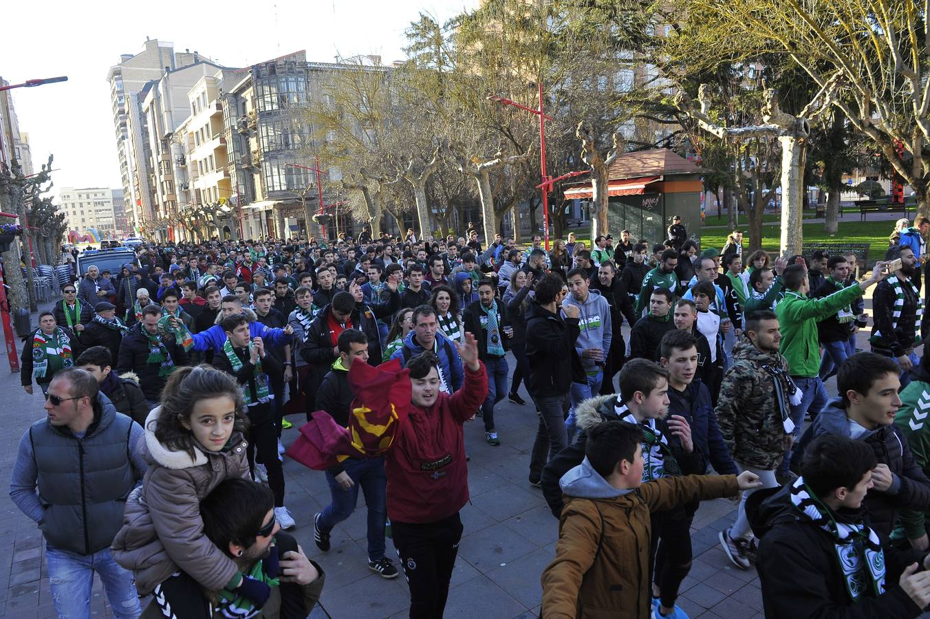 Las mejores fotos del partido del Racing en Miranda de Ebro.