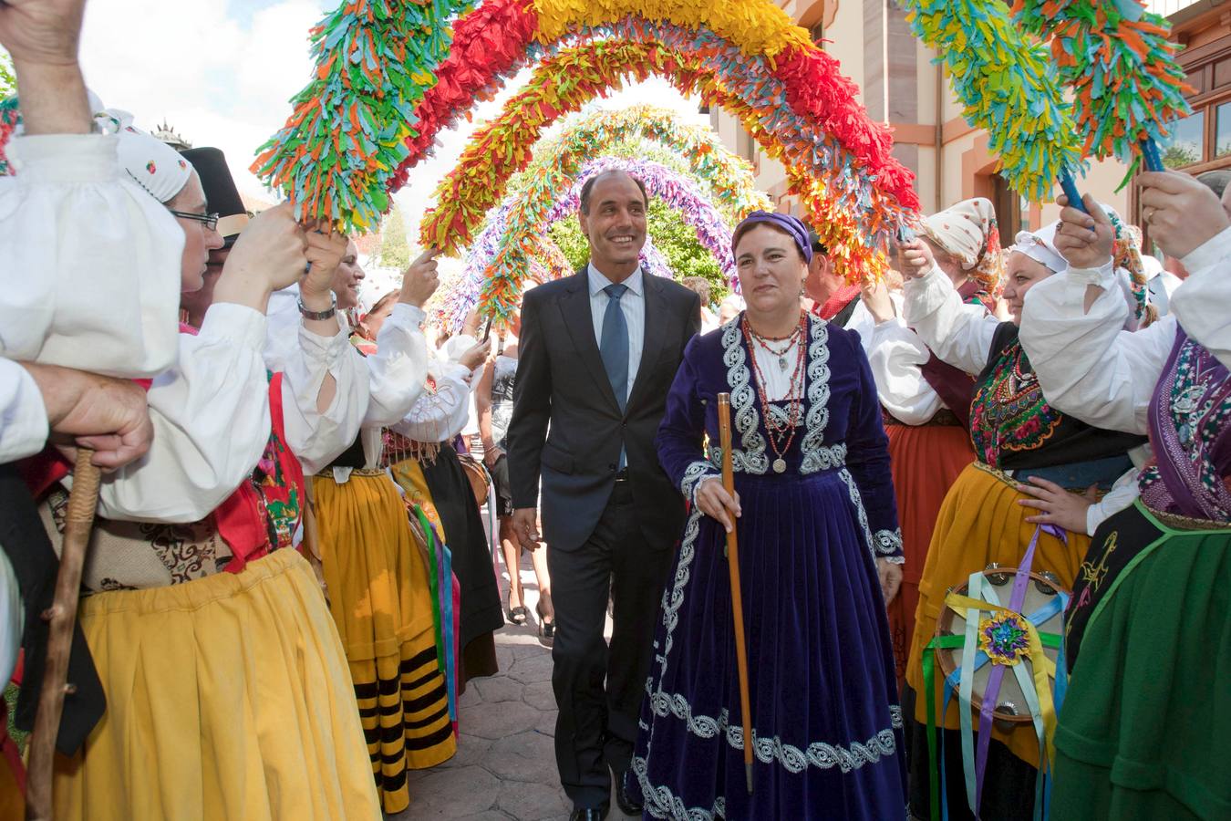 Dia de Cantabria en Cabezón de la Sal siendo presidente