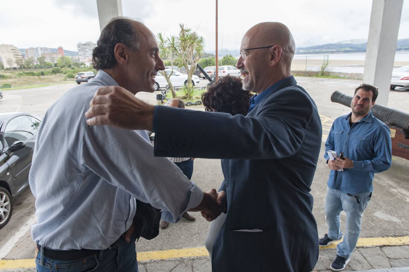 Diego en 2017 durante una comida organizada por críticos del PP