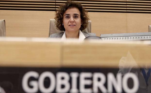 Montserrat, durante su comparecencia ante la Comisión de Derechos de la Infancia y Adolescencia. 