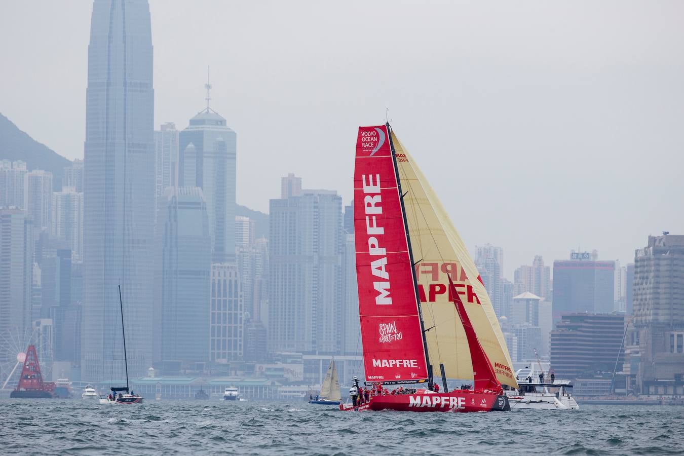 Cuarto puesto del &#039;Mapfre&#039; en la regata costera de Hong Kong