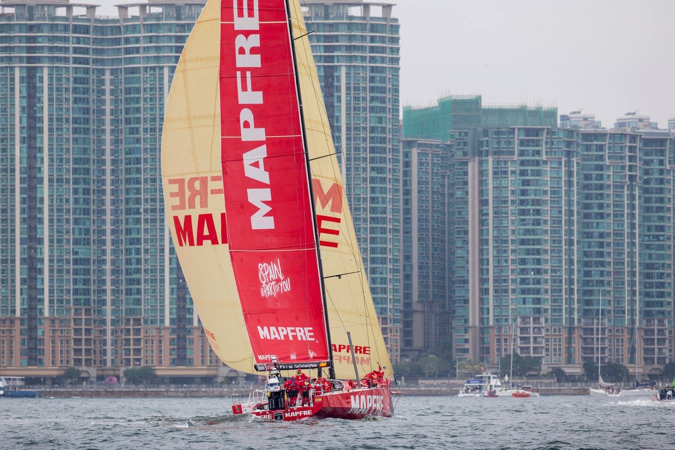 Cuarto puesto del &#039;Mapfre&#039; en la regata costera de Hong Kong