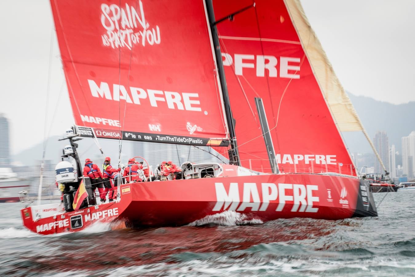 Cuarto puesto del &#039;Mapfre&#039; en la regata costera de Hong Kong