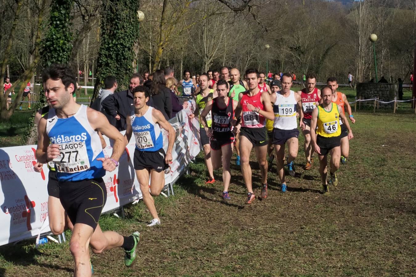 Campeonato de Cross de Cantabria por Clubes, celebrado en Borleña