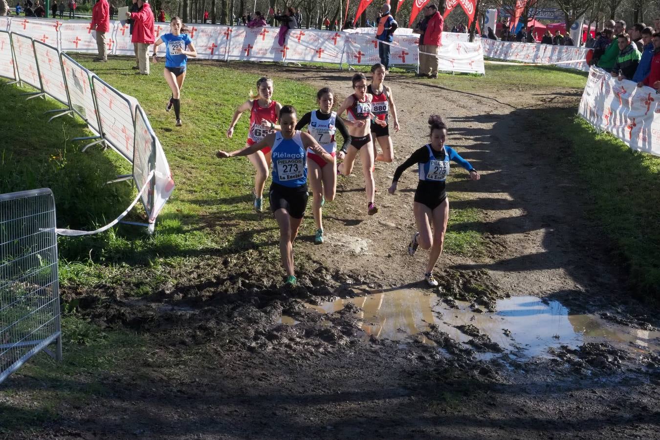 Campeonato de Cross de Cantabria por Clubes, celebrado en Borleña