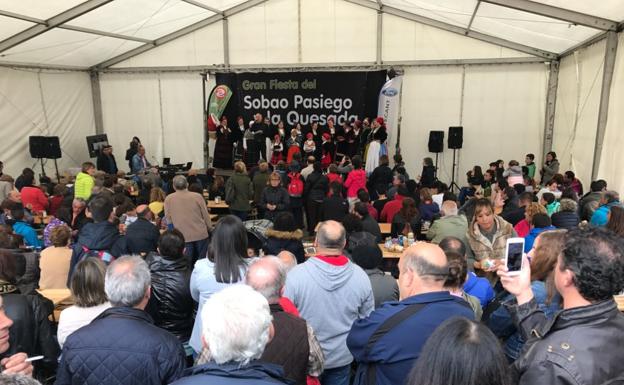 Feria del sobao pasiego y la quesada, celebrada el año pasado en Vega de Pas.