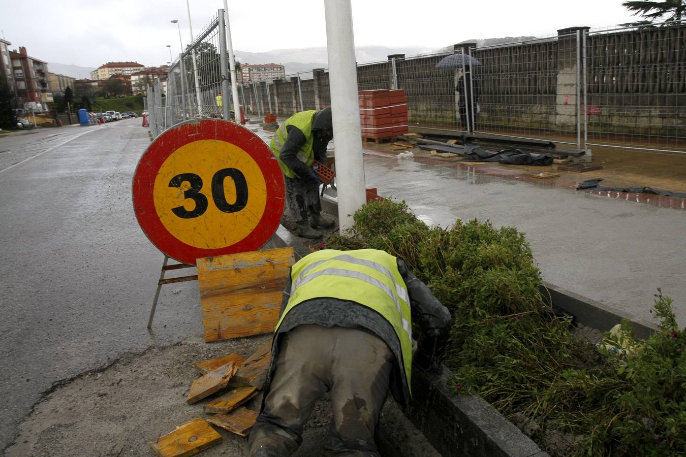 Esta previsto que los trabajos de renovación urbana acaben en mayo