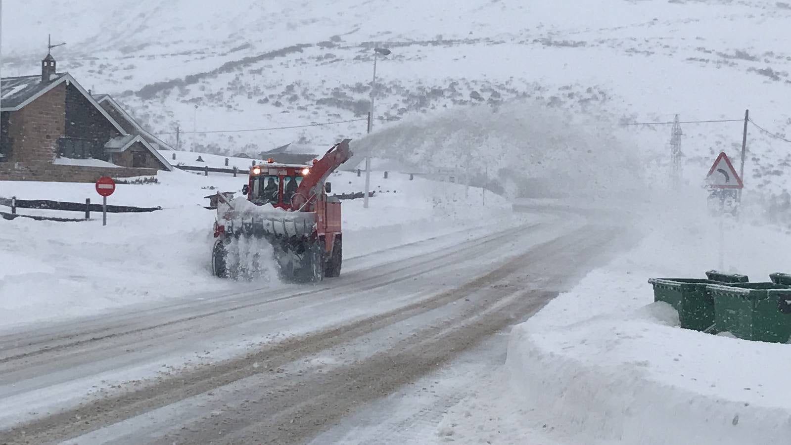 Así han amanecido Reinosa y Alto Campoo
