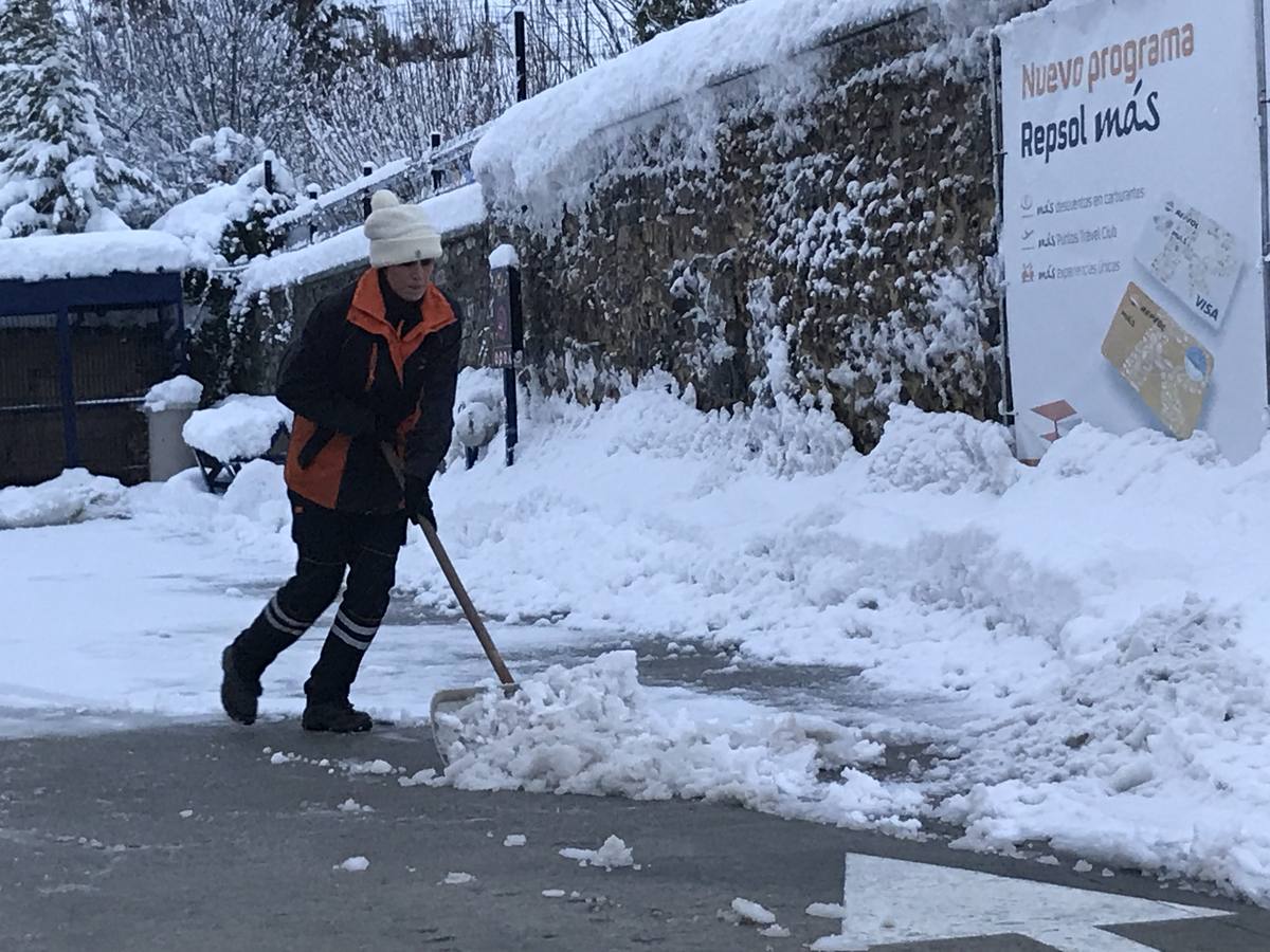 Así han amanecido Reinosa y Alto Campoo
