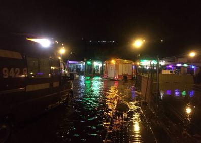 Imagen secundaria 1 - La inundación del restaurante El Álamo, en Suances. 