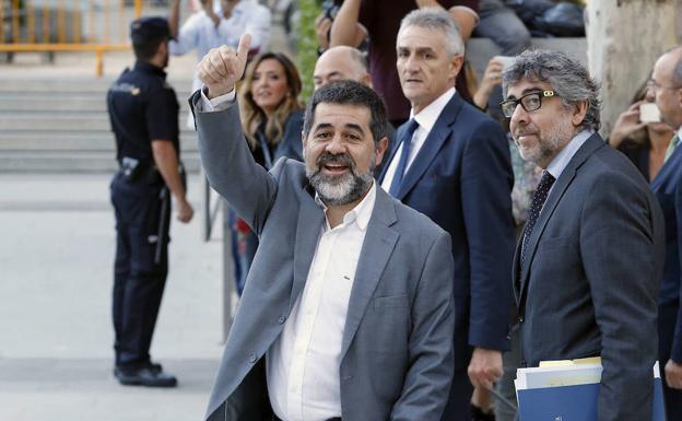 El presidente de la Asamblea Nacional Catalana (ANC), Jordi Sánchez.