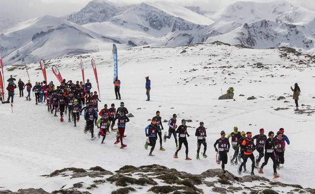 Setecientos deportistas en Liébana lucharán por el mundial de raquetas de nieve 