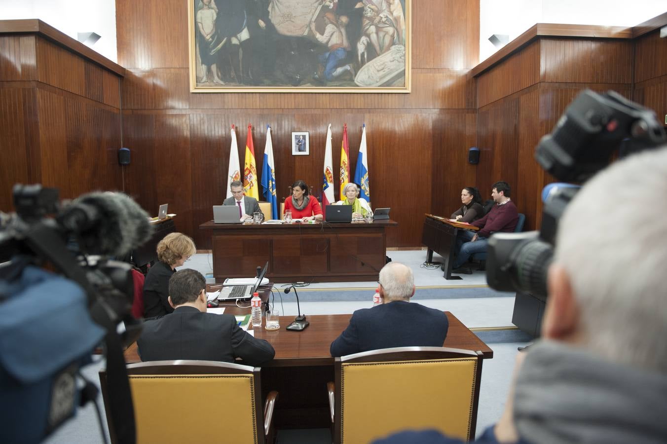 Imágenes del primer debate sobre el estado de la ciudad