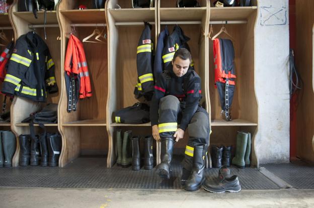 Instalaciones del parque de bomberos de Camargo, en el polígono de Trascueto.