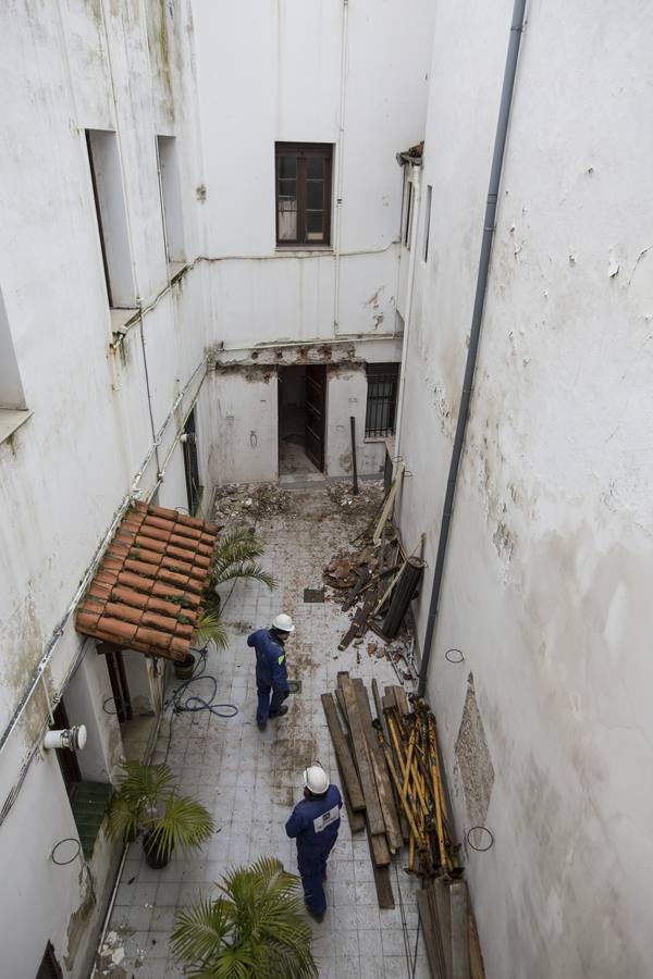 Obras de reforma en la Casa Capitular del Obispado