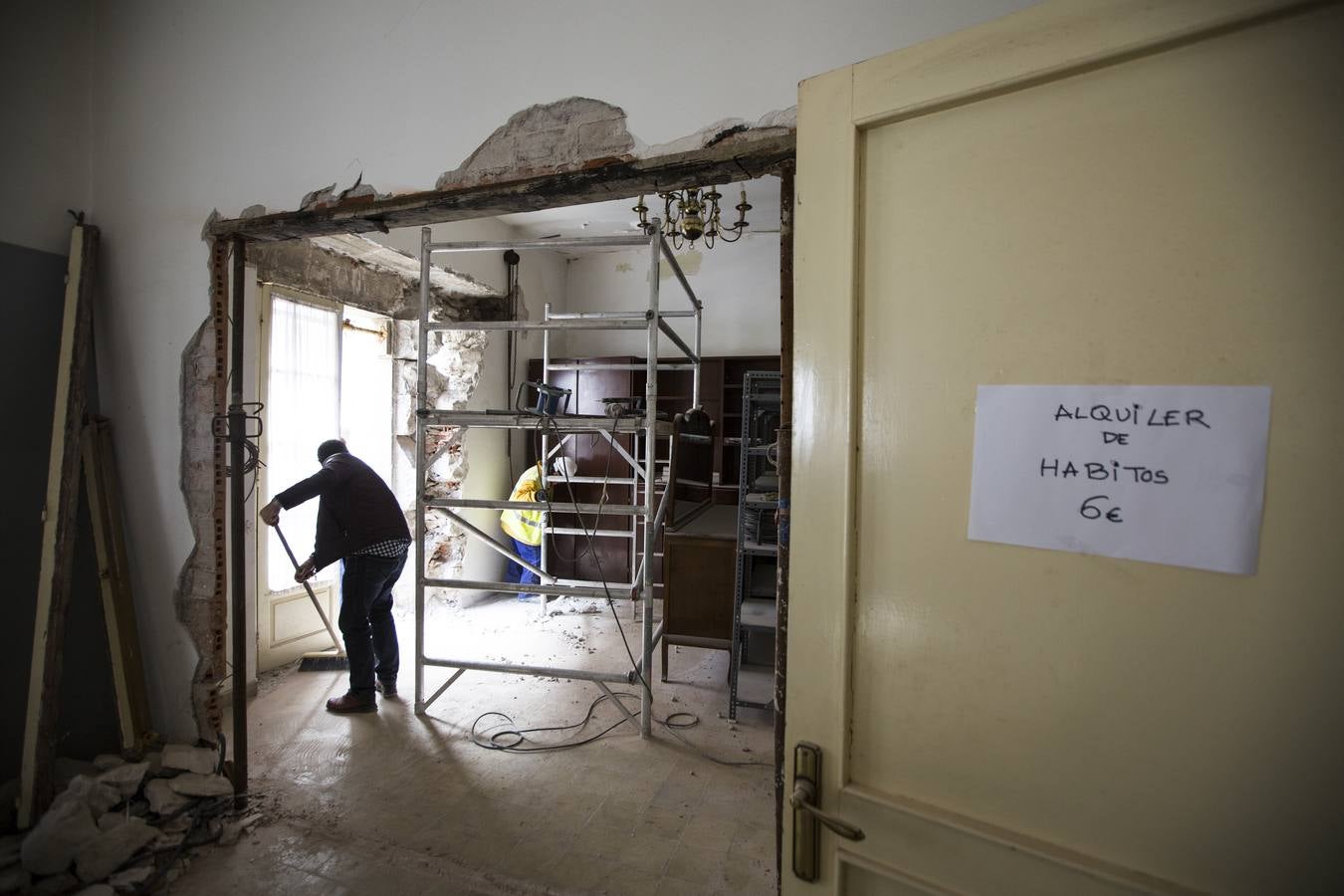 Obras de reforma en la Casa Capitular del Obispado