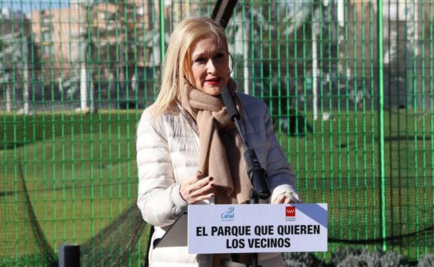 Cristina Cifuentes.