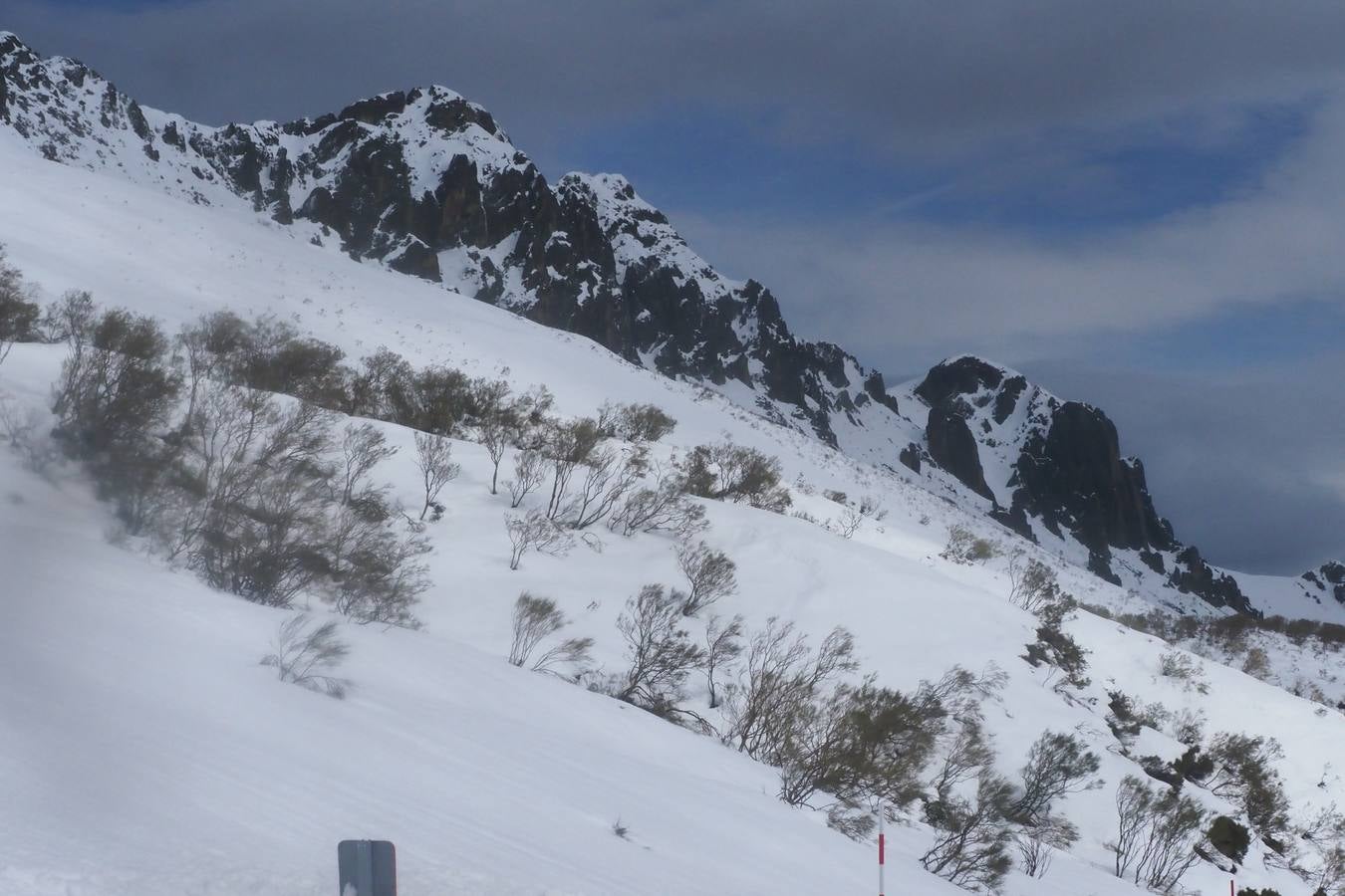 Un paseo por San Glorio bajo la nieve