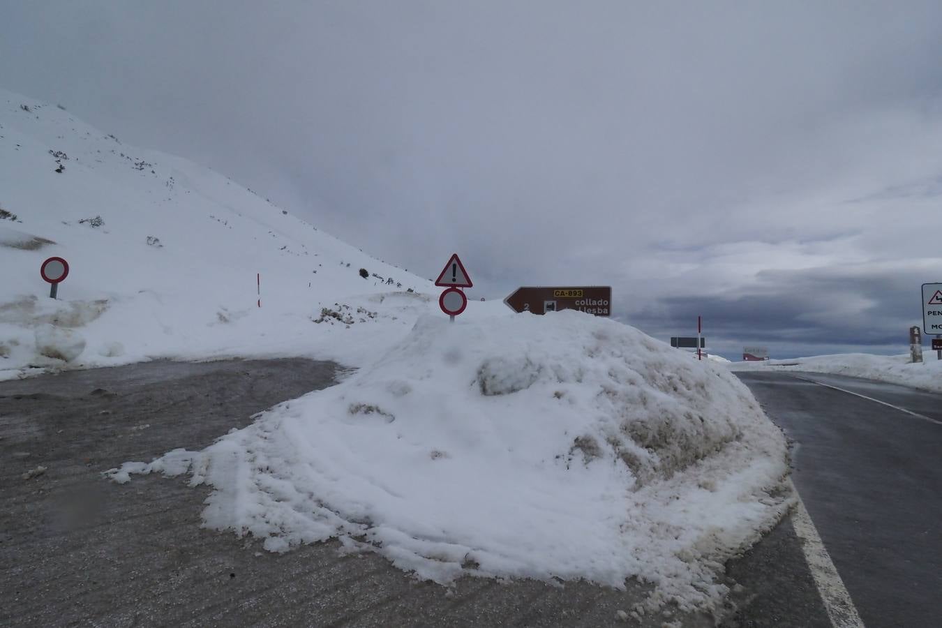 Un paseo por San Glorio bajo la nieve