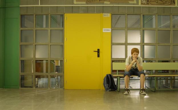 Escena de la película "Cobardes", sobre el acoso escolar