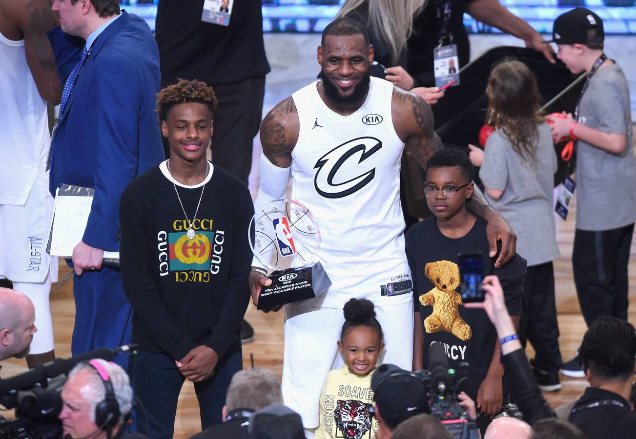 Las mejores imágenes del All Star de la NBA en el que LeBron James ha sido elegido el MVP.