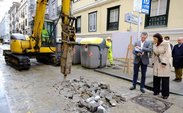 La calle Peña Herbosa estará remodelada para el mes de junio