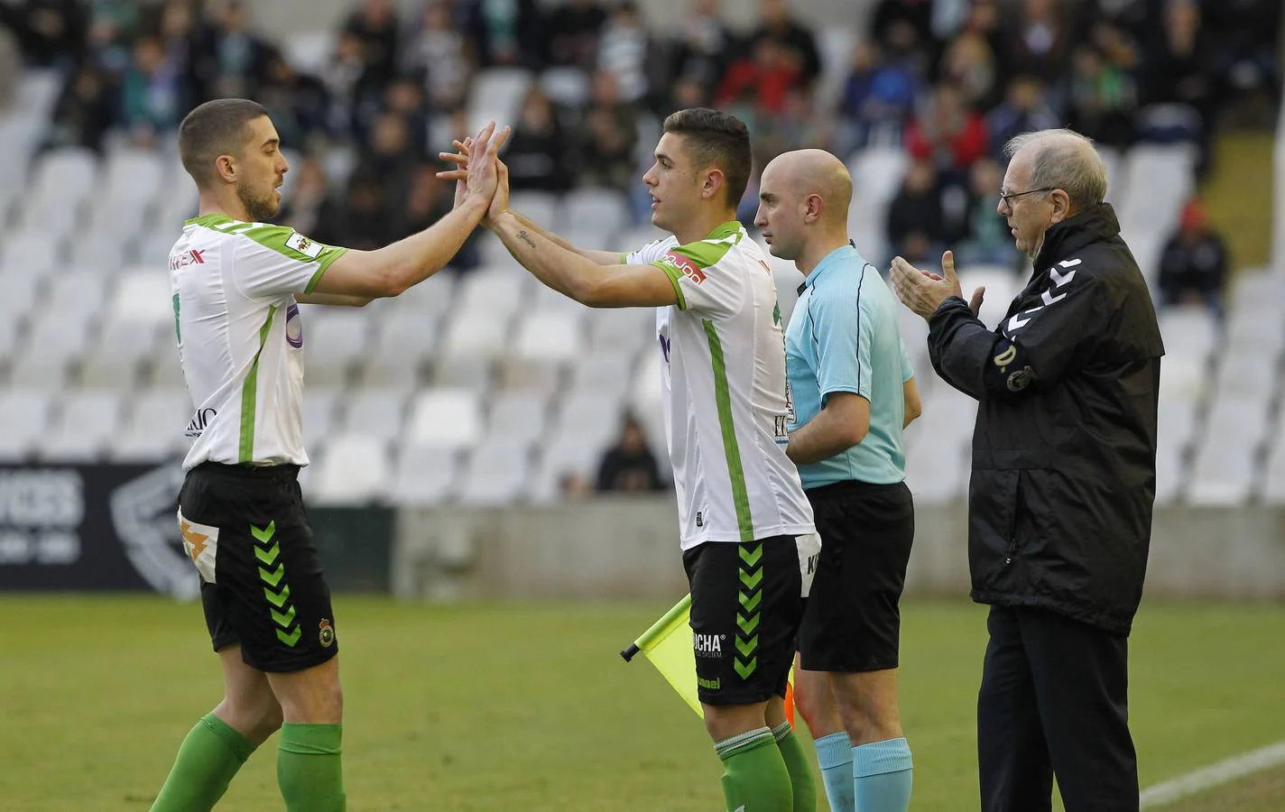 Fotos: El partido del Racing - Vitoria, en imágenes